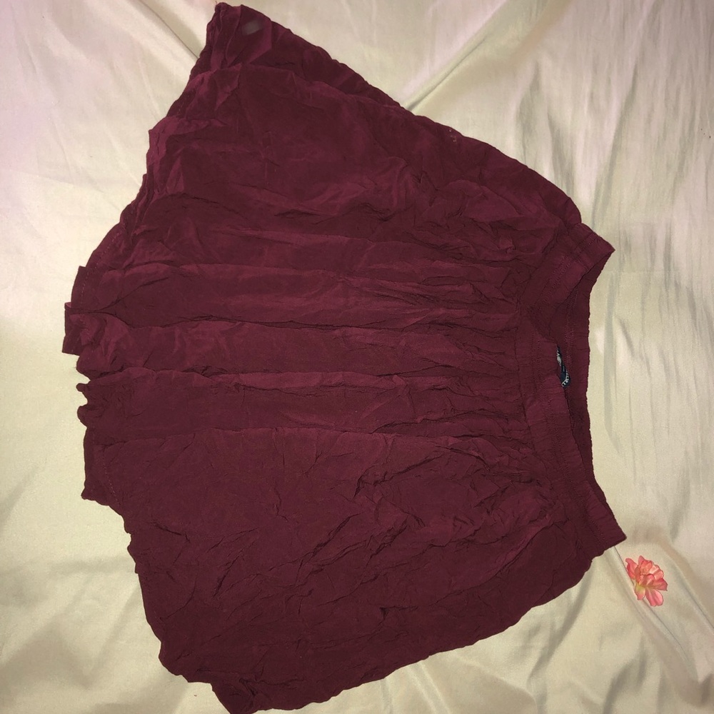 Maroon skirt